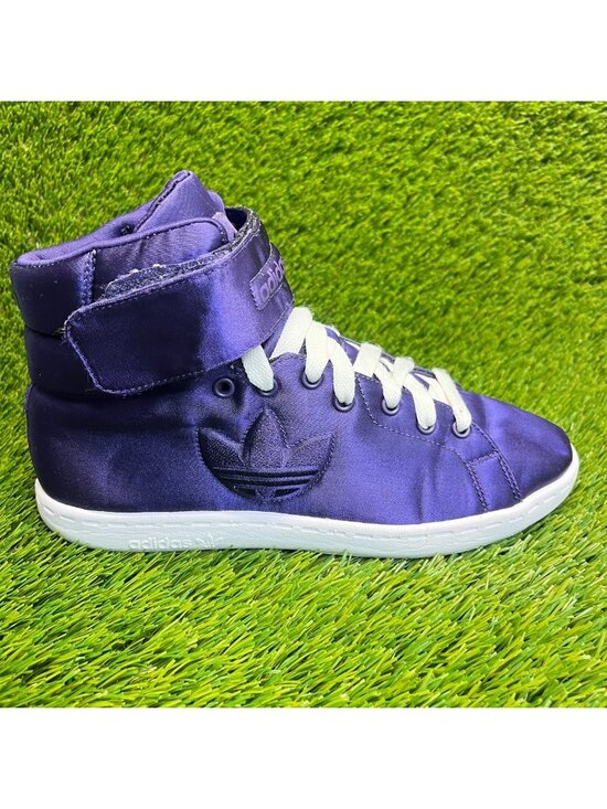 adidas Shoes - Adidas Stan Smith Trefoil Mid Womens Size 7.5 Purple Athletic Shoes Sneakers